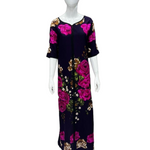 Load image into Gallery viewer, Purple Blaze - Short Sleeve maxi dress
