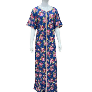 Blue Candy - Short Sleeve maxi dress