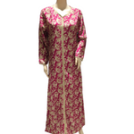 Load image into Gallery viewer, Fuchsia Maze - Long Sleeve maxi dress
