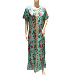 Load image into Gallery viewer, Sage  - Short Sleeve maxi dress
