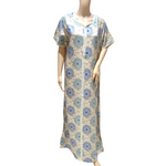 Load image into Gallery viewer, Cream Mandela - Short Sleeve maxi dress
