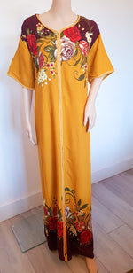 Load image into Gallery viewer, Yellow Fever - Short Sleeve maxi dress
